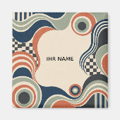 Personalisierter Magnet – Retro Focus マグネット (正面)