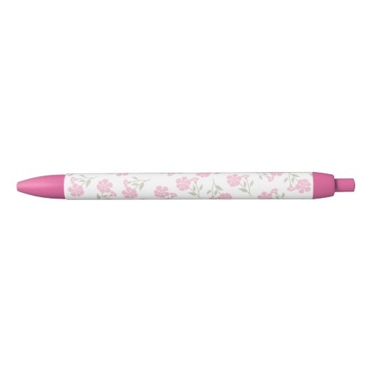 Personalisierter Stift  Blumen Kugelschreiber 青ボールペン (正面)