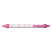 Personalisierter Stift  Blumen Kugelschreiber 青ボールペン (裏面)