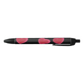 Personalisierter Stift Herzmuster Kugelschreiber 黒ボールペン (ボトム)