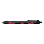 Personalisierter Stift Herzmuster Kugelschreiber 黒ボールペン (トップ)