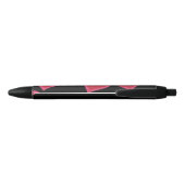 Personalisierter Stift Herzmuster Kugelschreiber 黒ボールペン (裏面)