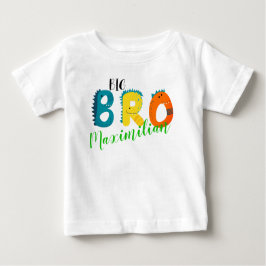 Personalisiertes BIG BRO Baby T-shirt ベビーTシャツ