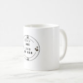 personaliz Custom Business Logo Branded Coffe Mug  コーヒーマグカップ (正面右)