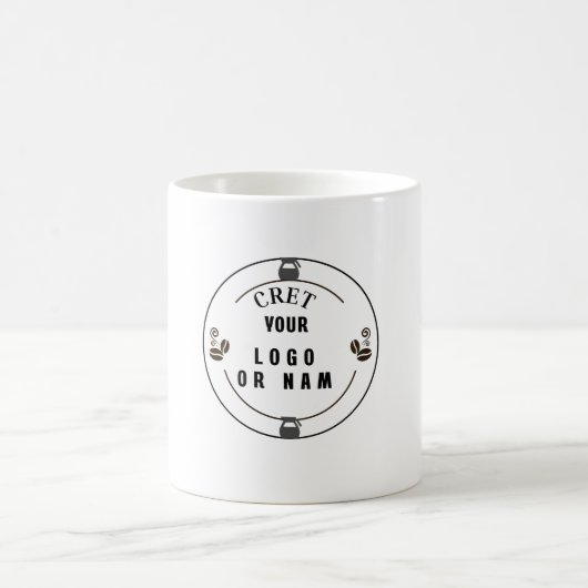 personaliz Custom Business Logo Branded Coffe Mug  コーヒーマグカップ (中央)
