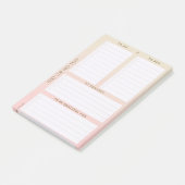 Personalizableの多数のしなければならないことのリストのパッド ポストイット (アングル)