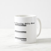 Personalizableの法廷記者のコーヒーおよび茶 コーヒーマグカップ (正面右)