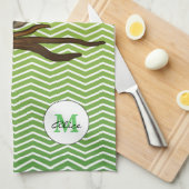 Personalizableの賢いフクロウ| KitchenTowel キッチンタオル (四つ折り)