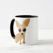 Personalizableタンのチワワ マグカップ (正面左)