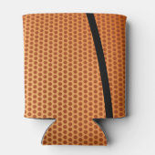 Personalizableバスケットボールテクスチャ |スポーツギフト 缶クーラー (裏面)