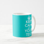 Personalizable保 Calm Magとの色カスタム付き コーヒーマグカップ (正面右)