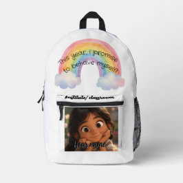  Personalizable back-to-school プリントバックパック