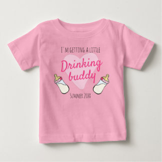 Personalizable Big Sister reveal ベビーTシャツ
