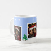 Personalizable Christmas Photo Mug, 11 oz コーヒーマグカップ (正面左)