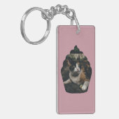 Personalizable Cupcake Pet Owner Keychain キーホルダー (正面左)