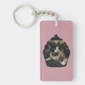 Personalizable Cupcake Pet Owner Keychain キーホルダー (正面)