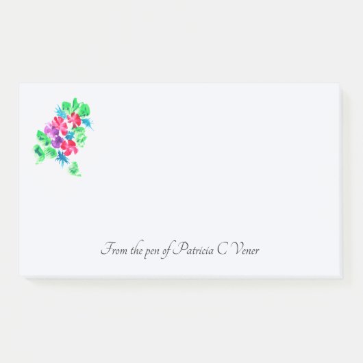 Personalizable Horizontal ポストイット (正面)