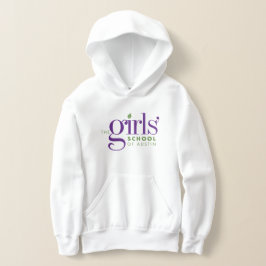 Personalizable Kids Girls' School of Austinフード付きスウ