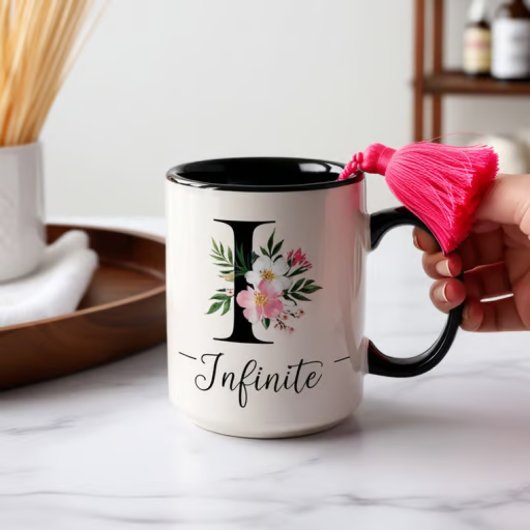 Personalizable Letter Cupデザイン マグカップ