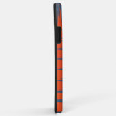 Personalizable NavyとOrange Case-Mate iPhoneケース (裏面/右)