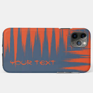 Personalizable NavyとOrange iPhone 11 Pro Maxケース