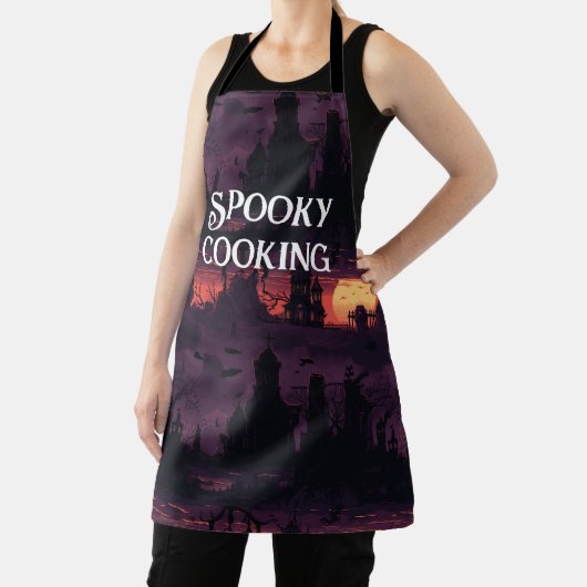  Personalizable para Cocina Espeluznante Halloween エプロン (インサイチュ)