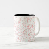 Personalizable Red Cup of Cheer Christmas Mug ツートーンマグカップ (正面右)