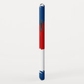 Personalizable Red、White、およびBlueのカッコいいストライプ Case-Mate iPhoneケース (裏面/右)