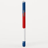 Personalizable Red、White、およびBlueのカッコいいストライプ Case-Mate iPhoneケース (裏面/右)