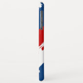 Personalizable Red、White、およびBlueのカッコいいストライプ Case-Mate iPhoneケース (裏面/左)