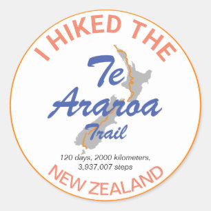 Personalizable Te Araroa ラウンドシール