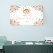 Personalizado de Banners Princesa Floral Rosa y Go 横断幕 (トレードショー)