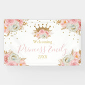 Personalizado de Banners Princesa Floral Rosa y Go 横断幕 (横)