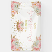 Personalizado de Banners Princesa Floral Rosa y Go 横断幕 (縦)
