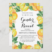 Personalizado de invitación a revelar género de lé 招待状 (正面/裏面)