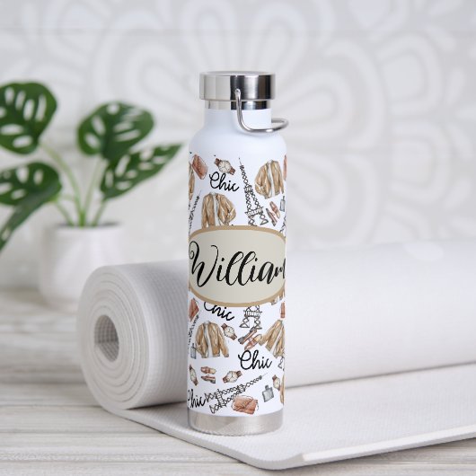 personalizado para hombre con la moda de París ウォーターボトル (ヨガ)