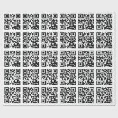 Personalizar QR Code ラッピングペーパー (フラット)