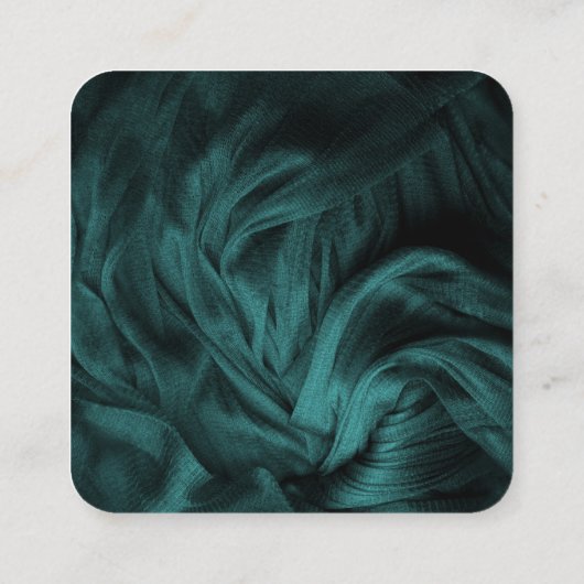 personalizar tarjeta de visita de belleza スクエア名刺 (裏面)