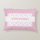 Personalization Peter the Rabbit Child's Name アクセントクッション (裏面)