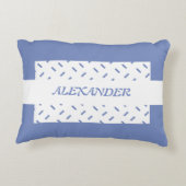 Personalization Peter the Rabbit Child's Name アクセントクッション (裏面)