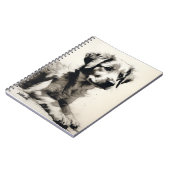 PERSONALIZE：かわいい子犬 | ノートブックのジャーナル ノートブック (左側)