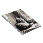 PERSONALIZE:ウィンドウ内の子猫 | ノートブックのジャーナル ノートブック (右側)