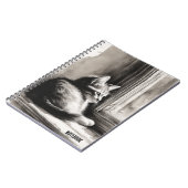 PERSONALIZE:ウィンドウ内の子猫 | ノートブックのジャーナル ノートブック (左側)