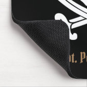 Personalize カッコいい Pirateサインマウスパッド マウスパッド (コーナー)