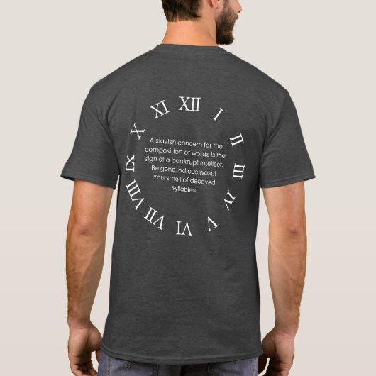 PERSONALIZE! クラシカル・カンヴァーセーションズ チャレンジB Tシャツ (裏面)