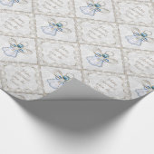 Personalize – クリスマス映画の天使の信仰 ラッピングペーパー (角)