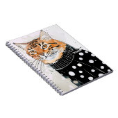 PERSONALIZE：ブラック水玉模様セーター | ノートブック (右側)