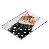 PERSONALIZE：ブラック水玉模様セーター | ノートブック (左側)