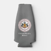 + PERSONALIZE -ボトルクール（ジッパー付き） ボトルクーラー (正面)