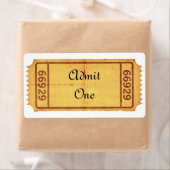 PERSONALIZE – 古い認空白の認チケット ラベル (インサイチュ)